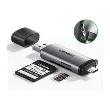 Кардридер Ugreen CM185 Type-C/USB3.0 Серый 50706_