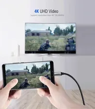 Кабель UGreen MM142 USB-C / HDMI, серый