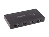 Переключатель KVM Ugreen US216 USB 3.0 Sharing Switch Box Black 30768
