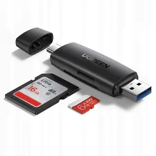 Adapter USB + USB-C UGREEN CM304 czytnik kart SD
