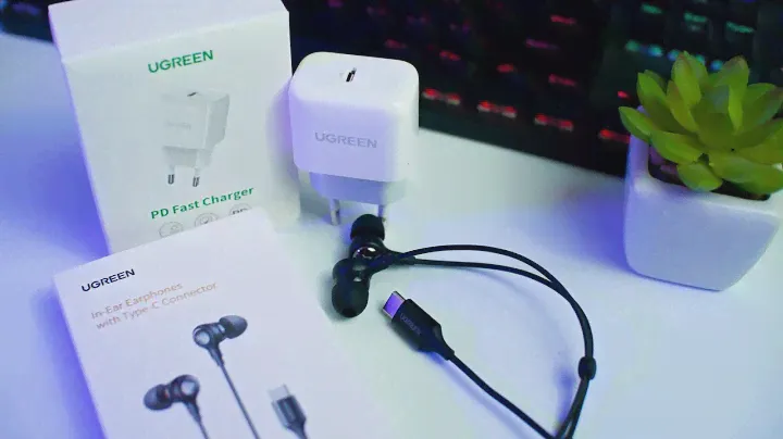 Nyobain produk nya UGREEN Charger dan earphone, gak nyesel!!
